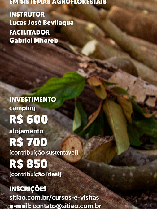 01 A 03 DE DEZEMBRO – PODAS E MANEJOS AVANÇADOS EM SISTEMAS AGROFLORESTAIS