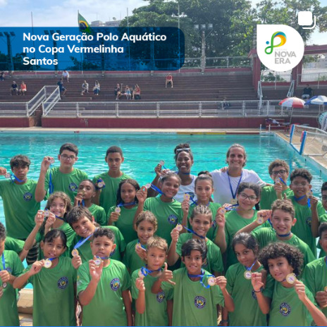 Nova Geração Polo Aquático no Copa Vermelhinha Santos