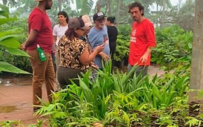 Recebendo agricultores do Semeando Negócios